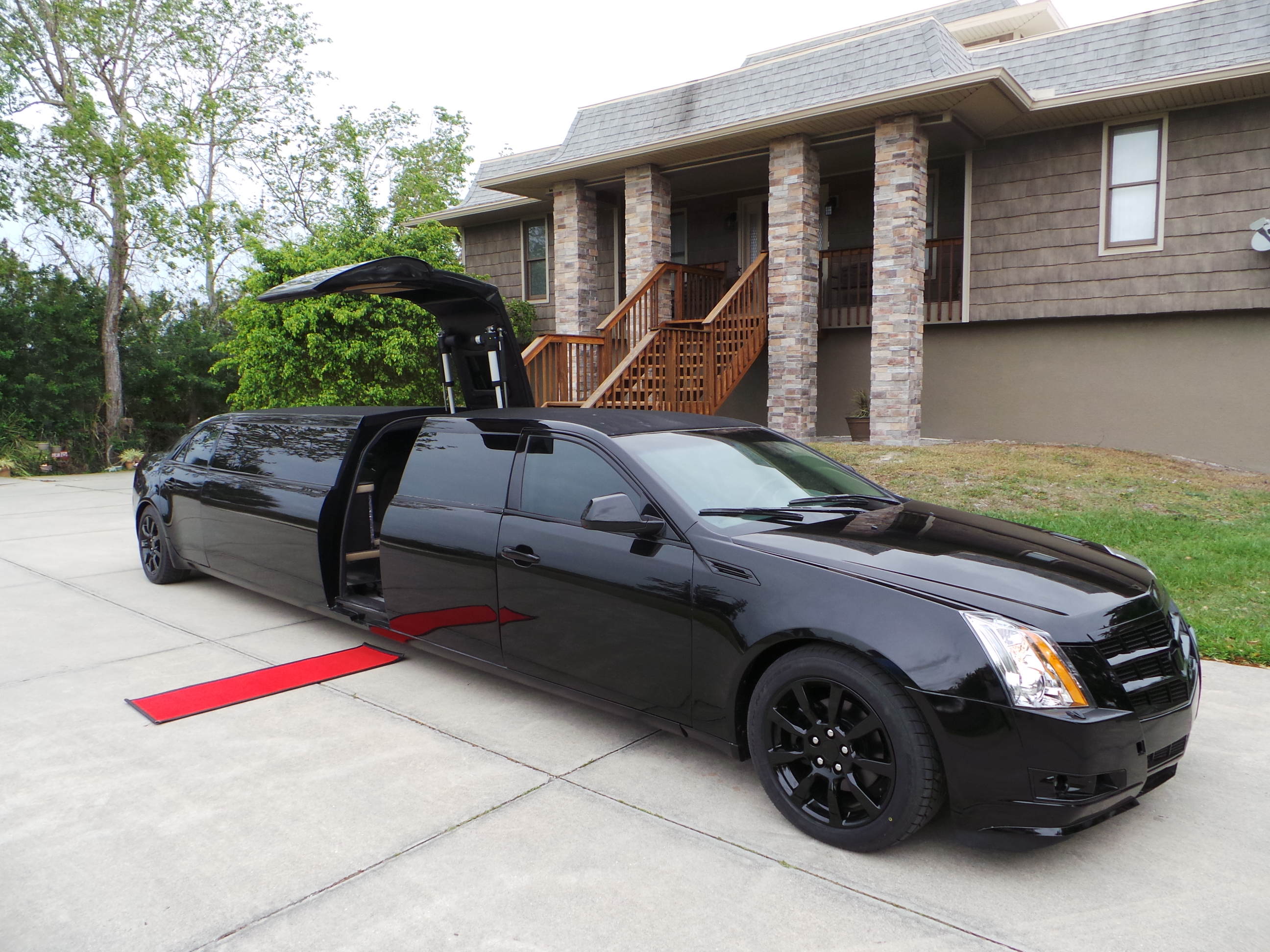 Black Knight Cadillac Limo Florida