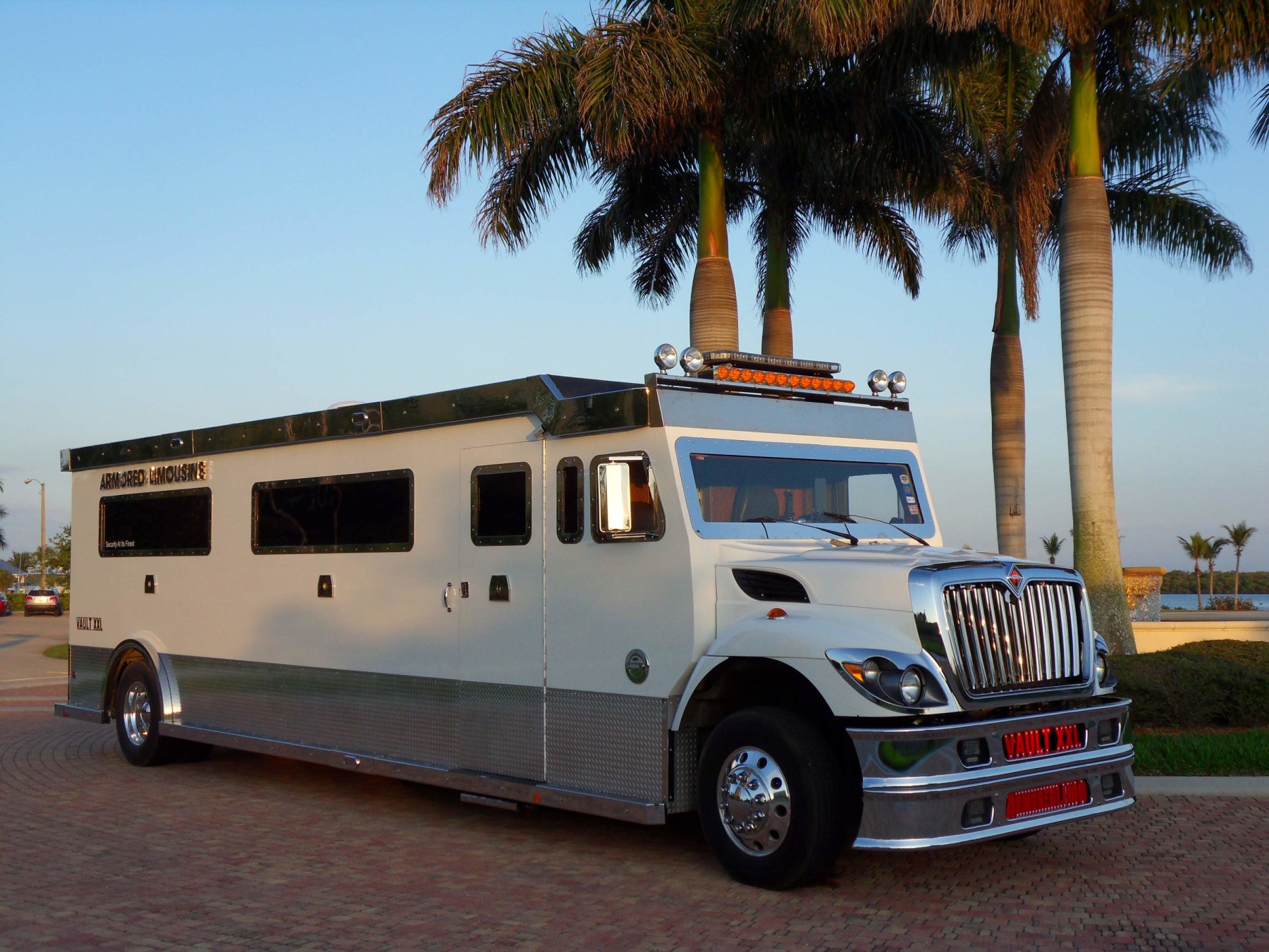 Armored Vault Limo Bus Florida