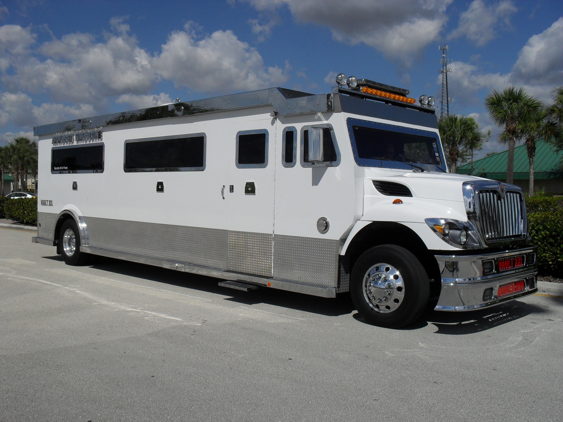 Armored Limo Bus Vault Florida