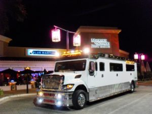 Vault Limo Bus Blue Martini Florida