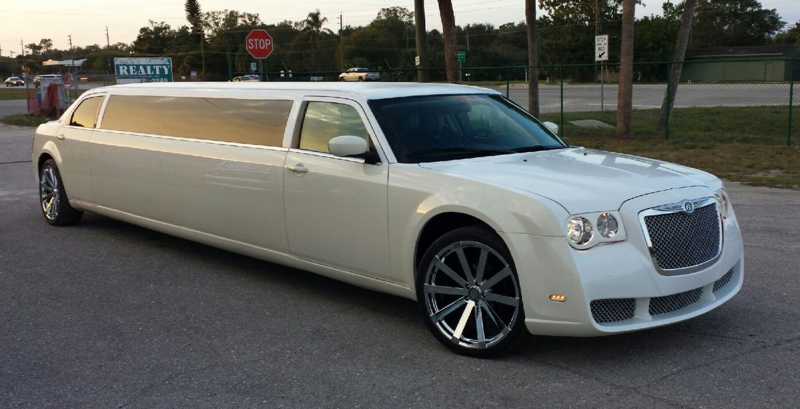 White Bentley Silver Rims Florida