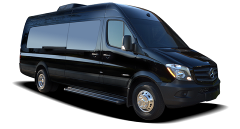 All New 16 Passenger Mercedes Limo Sprinter